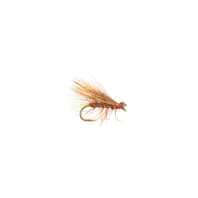 Elk Hair Caddis Röd/Brun #14