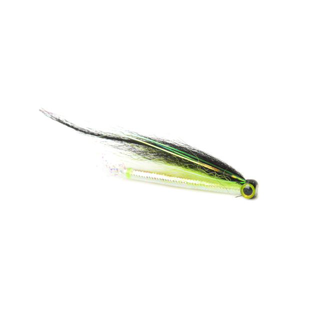Vättertub - svart/chartreuse med ögon