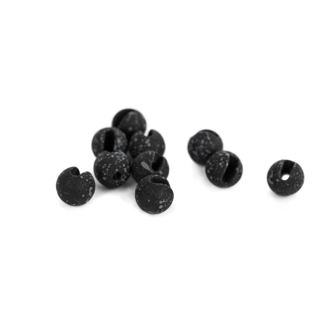 Mottled Tactical slotted tungsten beads - 5,5mm